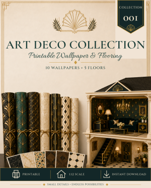Art Deco Printable Wallpaper & Flooring Collection