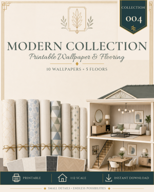 Modern Printable Wallpaper & Flooring Collection