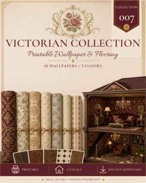 Victorian Printable Wallpaper & Flooring Collection