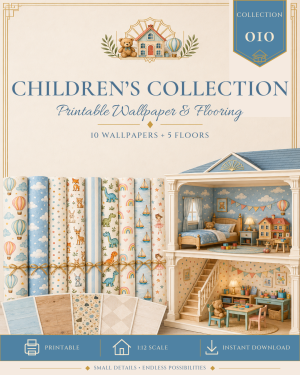 Children’s Printable Wallpaper & Flooring Collection